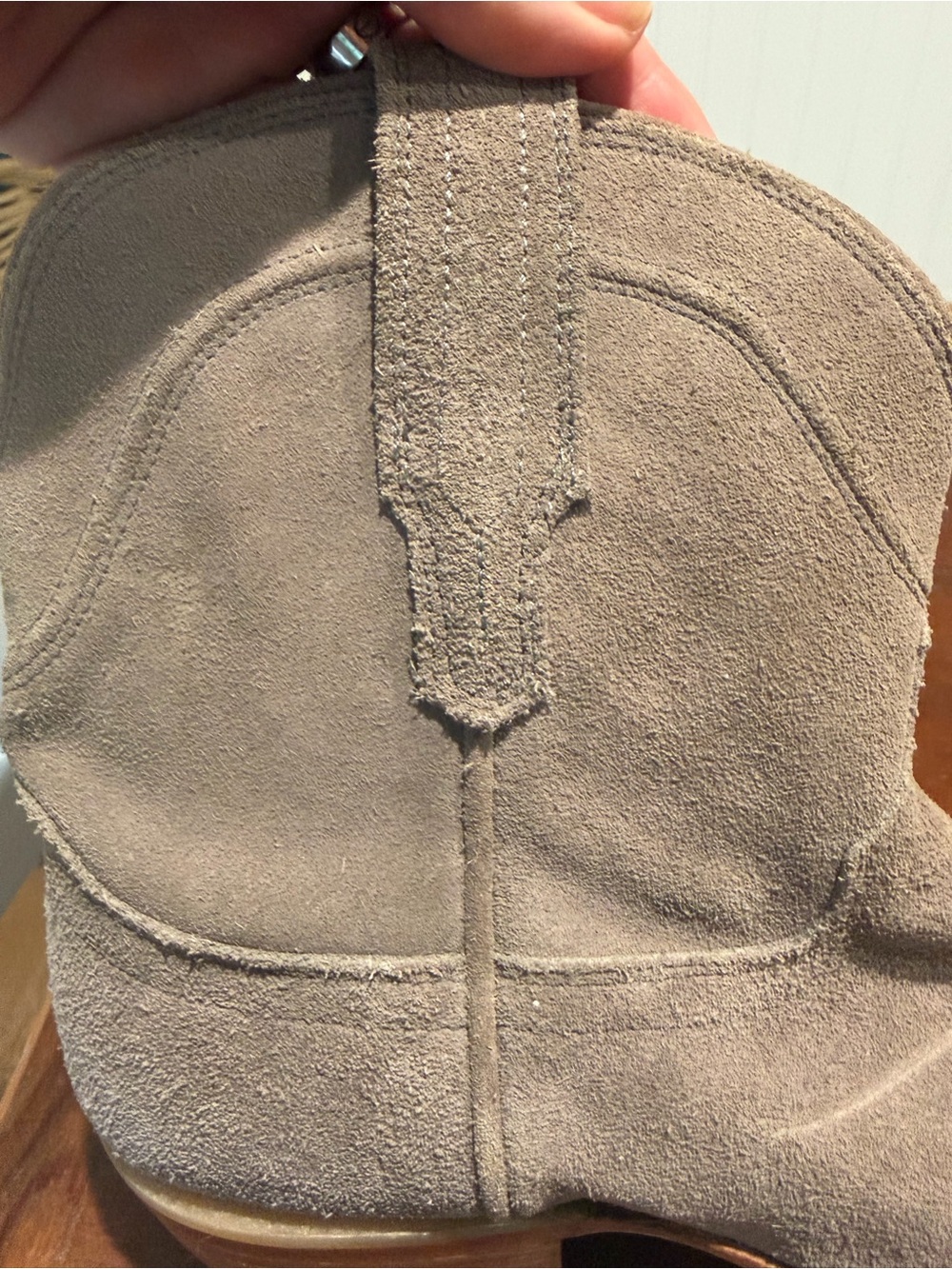 Beautiful Vintage Tecovas Suede Boots size 8 - Picture 7 of 7